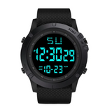 Outdoor Digital Watch for Men | Water Resistant, Durable Design with Stopwatch, Alarm, and Night Light-1