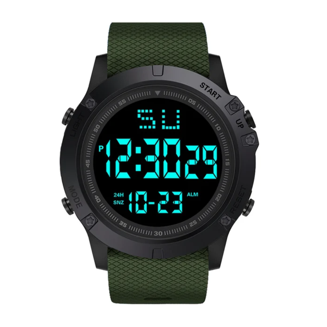Variant image for Outdoor Digital Watch for Men | Water Resistant, Durable Design with Stopwatch, Alarm, and Night Light-2