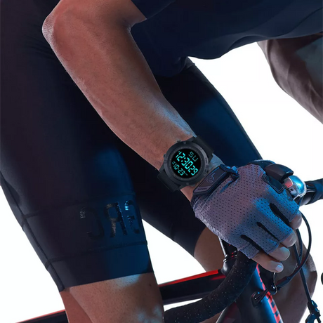 Outdoor Digital Watch for Men | Water Resistant, Durable Design with Stopwatch, Alarm, and Night Light-4