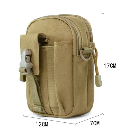 Ultimate Outdoor Hip Bag – Waterproof 1000-Denier Nylon for Hiking and Travel | Versatile Hip Pack with Multiple Compartments-6