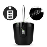 Travel Storage Box with 3-Digit Combination Lock | Compact & Secure for Valuables, Ideal for Beach, Camping, and Festivals