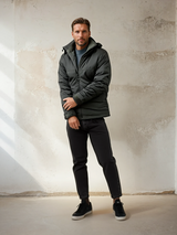 Adventure-Ready Waterproof Men's Jacket | Windproof Nylon with Detachable Hood for Outdoor Activities
