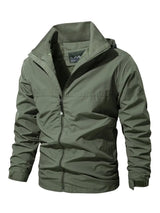 Adventure-Ready Waterproof Men's Jacket | Windproof Nylon with Detachable Hood for Outdoor Activities-2
