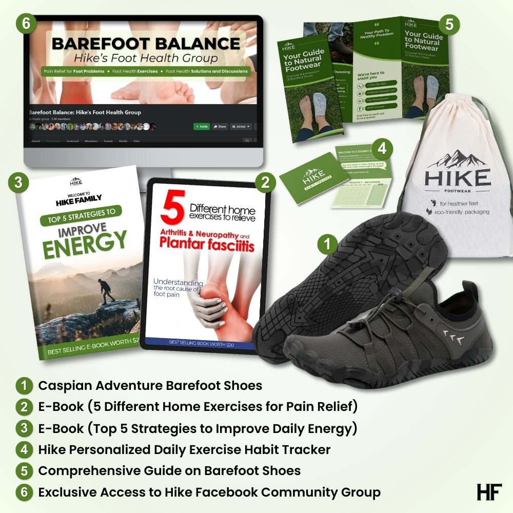Caspian Adventure Barefoot Shoes | Ultra-Lightweight Unisex Outdoor Footwear with Flexible 4 mm Sole and Wide Toe Box-5