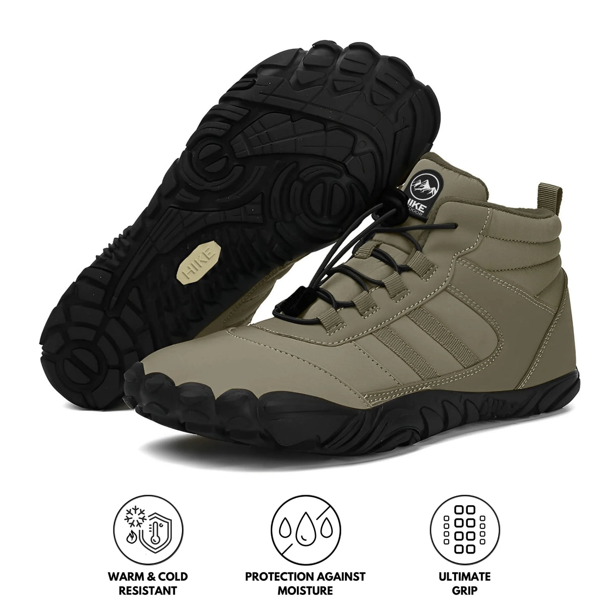 Kasdava Pro Winter Barefoot Shoes | Anti-Slip Unisex Minimalist Design with Wide Toebox for Comfort and Natural Gait-1