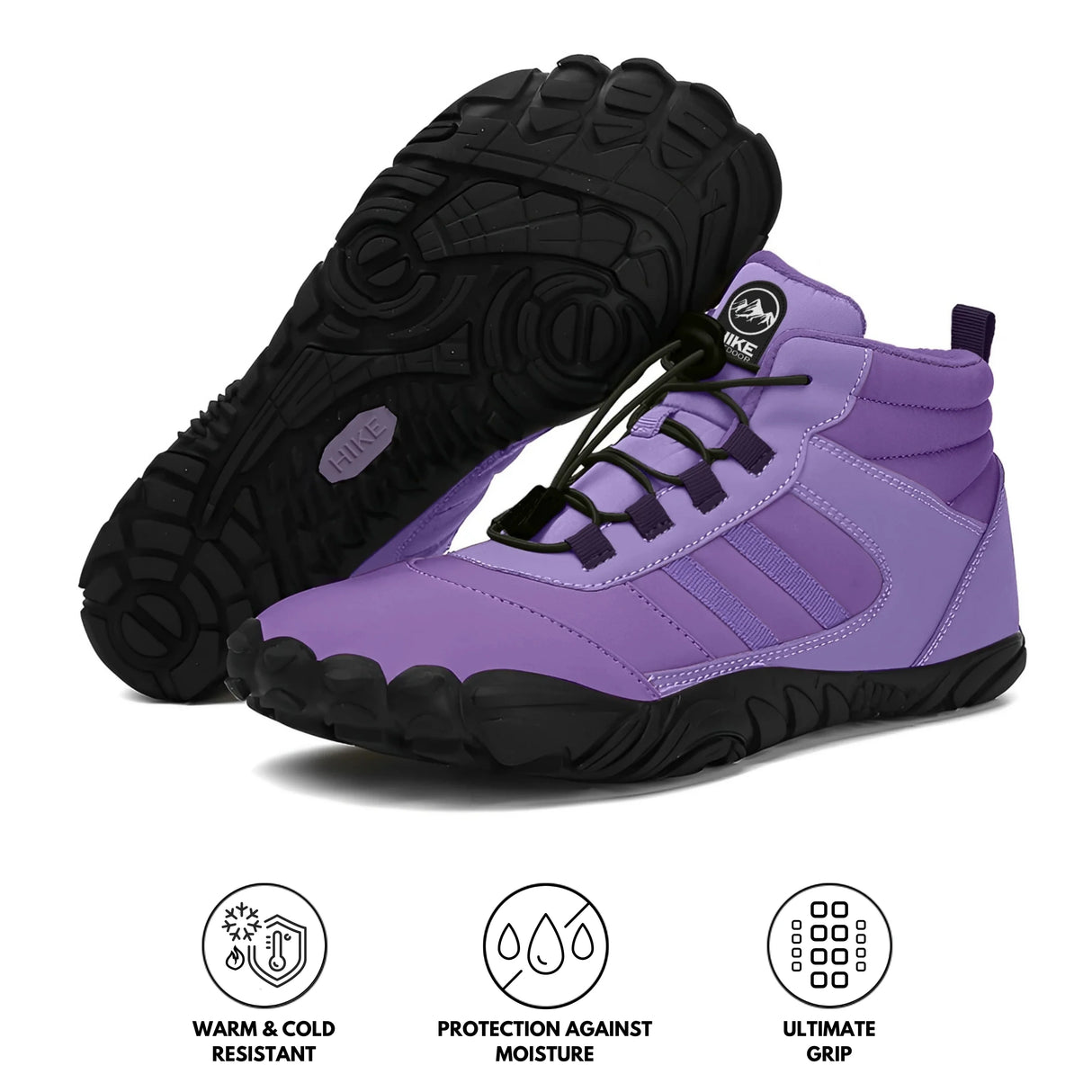 Kasdava Pro Winter Barefoot Shoes | Anti-Slip Unisex Minimalist Design with Wide Toebox for Comfort and Natural Gait-4