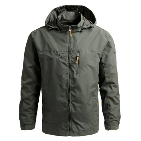 Outdoorhaven Lightweight Waterproof Rain Jacket with Hood | Windproof, Packable for All Outdoor Activities-1