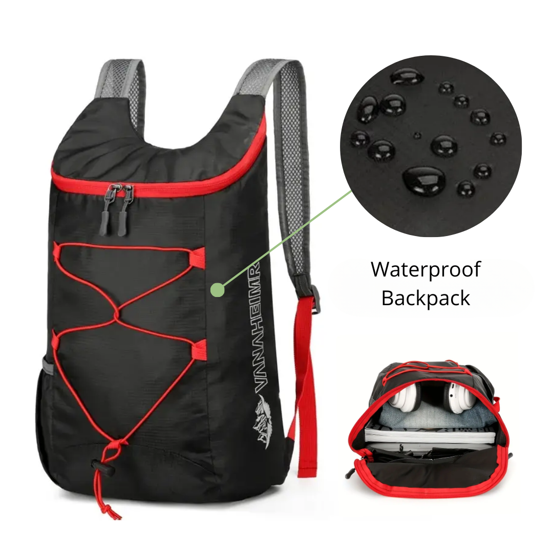 Ultimate Foldable Waterproof Travel Backpack – Lightweight 20L Capacity with Adjustable Straps for Outdoor Adventures-4