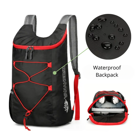 Ultimate Foldable Waterproof Travel Backpack – Lightweight 20L Capacity with Adjustable Straps for Outdoor Adventures-4
